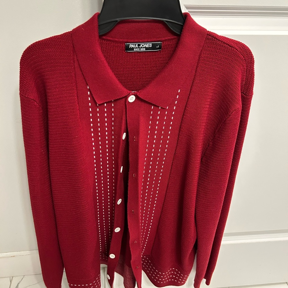Men's Red Polo Shirt